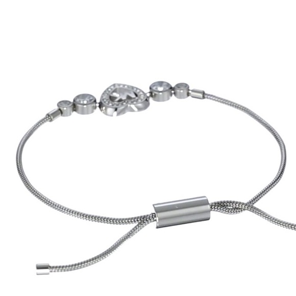 Michael Kors Love Is In The Air Heart and Crystal Slider Bracelet - Picture 2 of 7